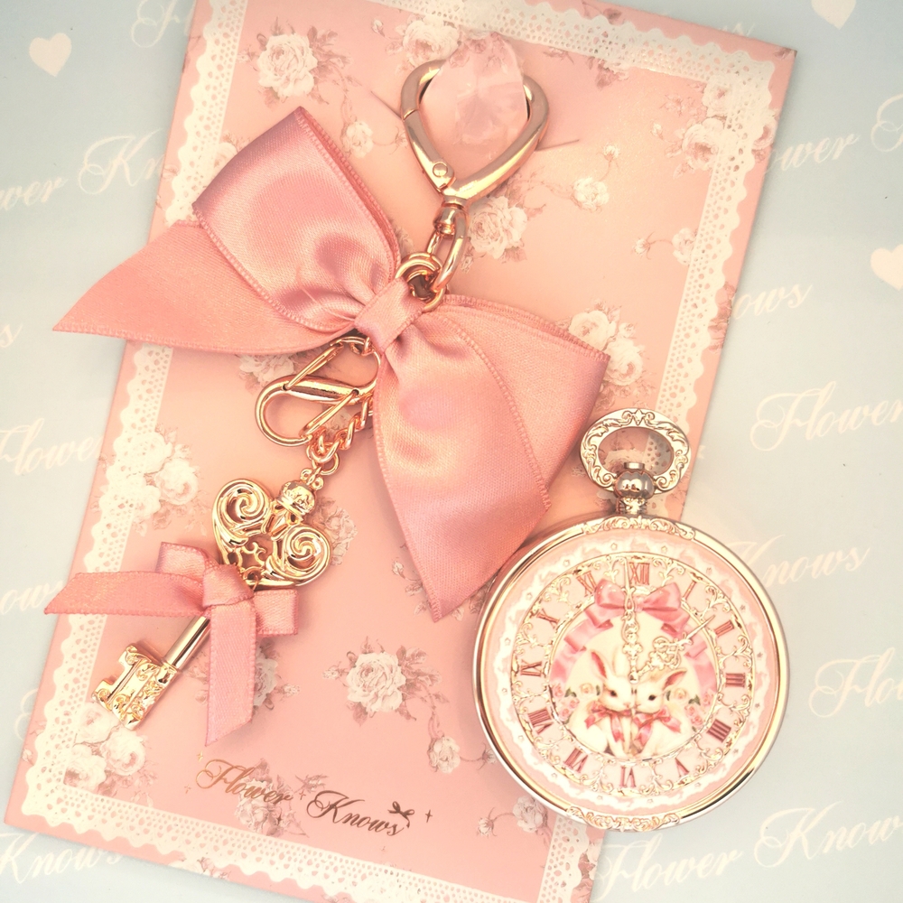 Flower Knows Bunny Garden Lip Balm Charm